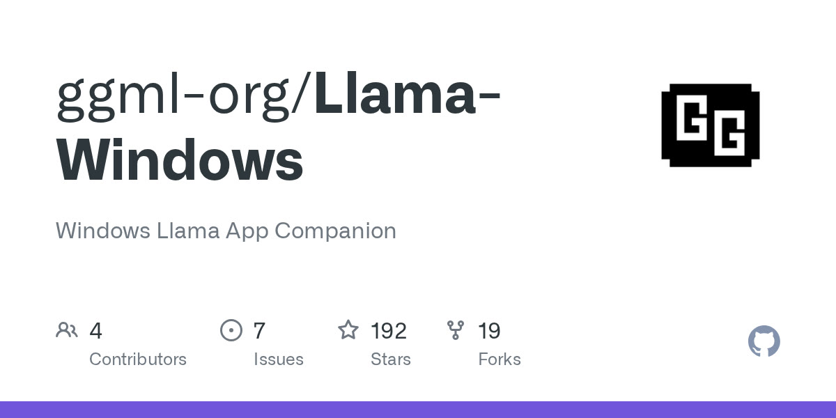 Llama pour Windows