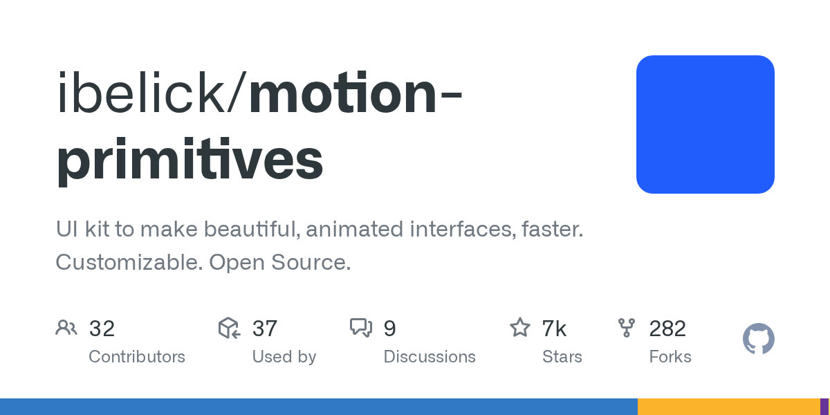 Motion Primitives