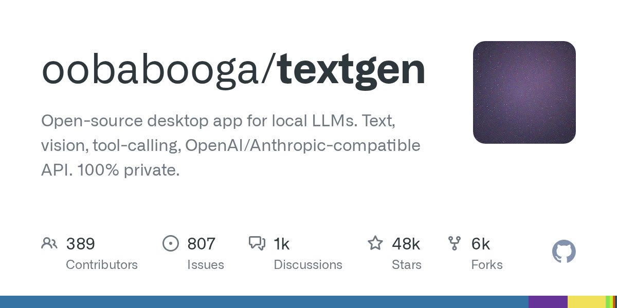 TextGen (text-generation-webui)